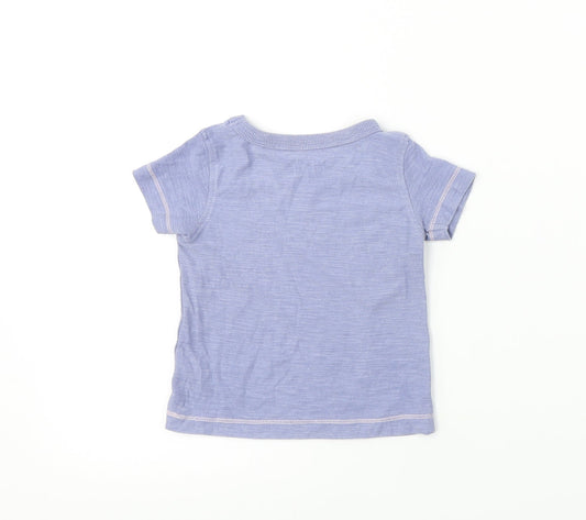 NEXT  Boys Blue Paisley  Basic T-Shirt Size 3-6 Months
