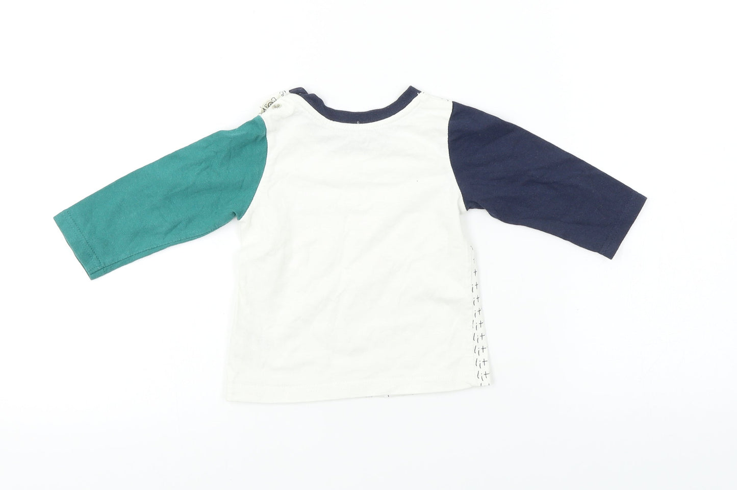 Nutmeg  Baby White   Basic T-Shirt Size 6-9 Months