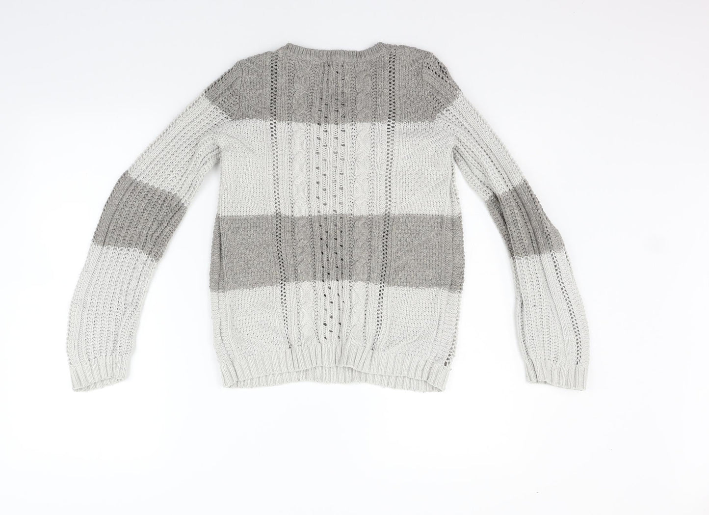 Gap Womens Beige Striped  Pullover Jumper Size S