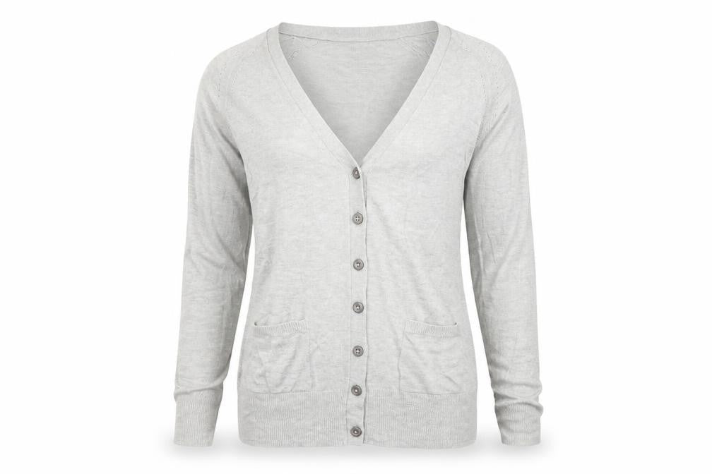 Marks and Spencer Womens Grey   Cardigan Jumper Size 10