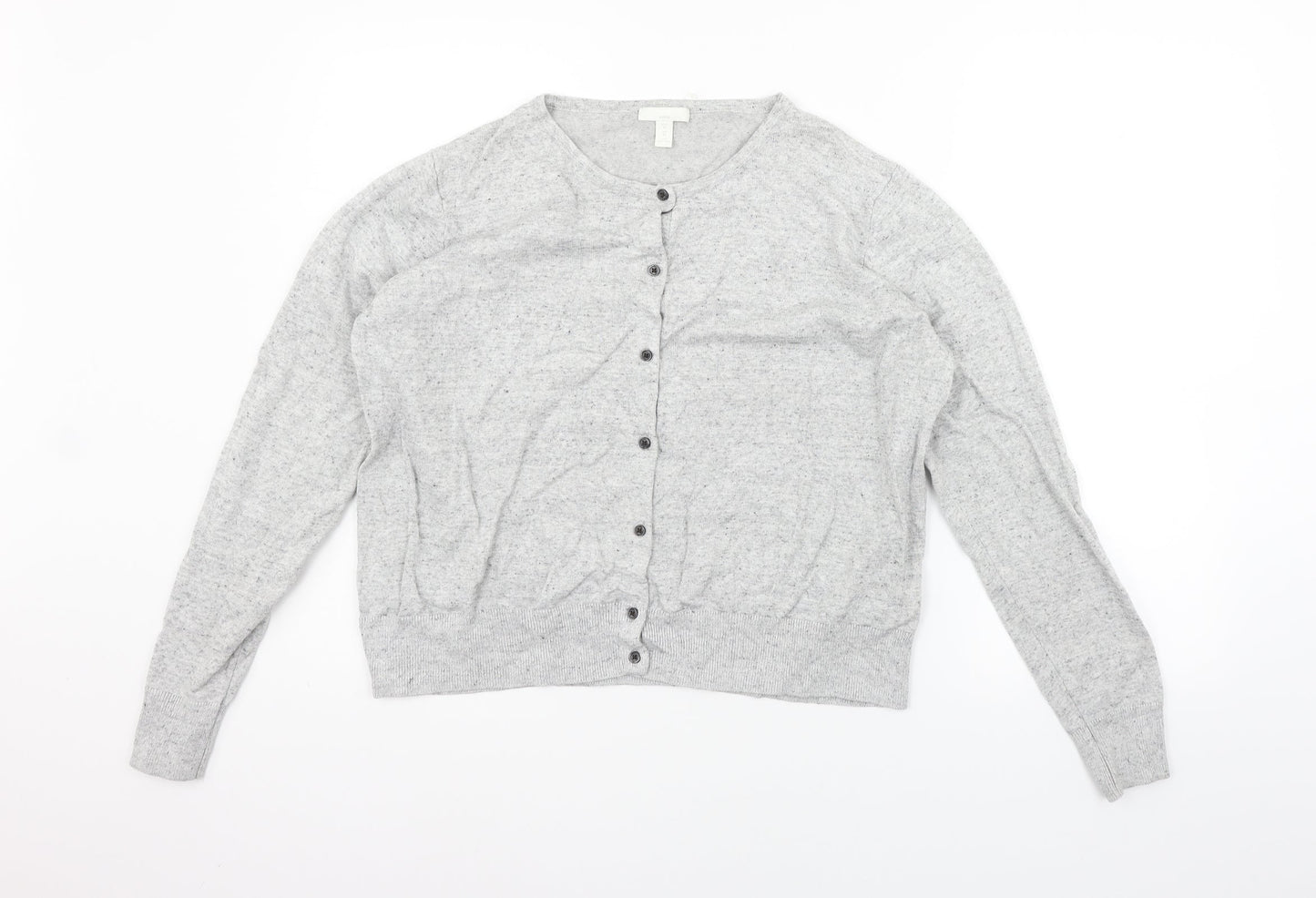 Marks and Spencer Womens Grey   Cardigan Jumper Size XL