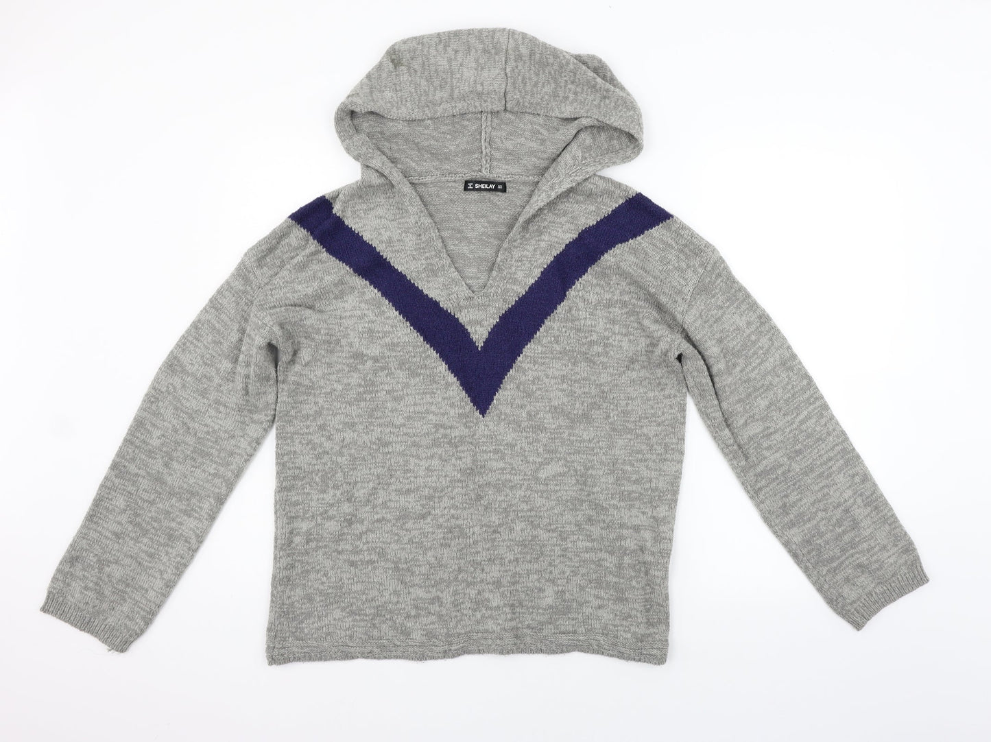 SHEILAY Womens Grey   Pullover Jumper Size S