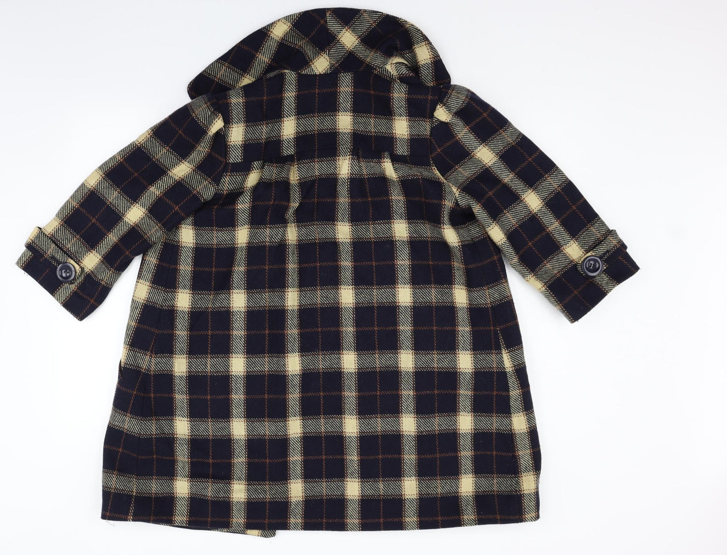 Atmosphere Womens Beige Check  Jacket Coat Size 10