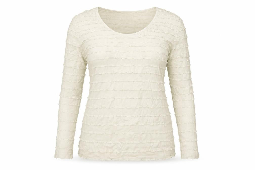 Front view of Kaliko women’s beige jumper, size UK 18
