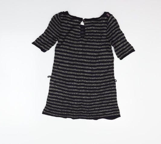 River Island Womens Blue Striped  Pullover Jumper Size 8