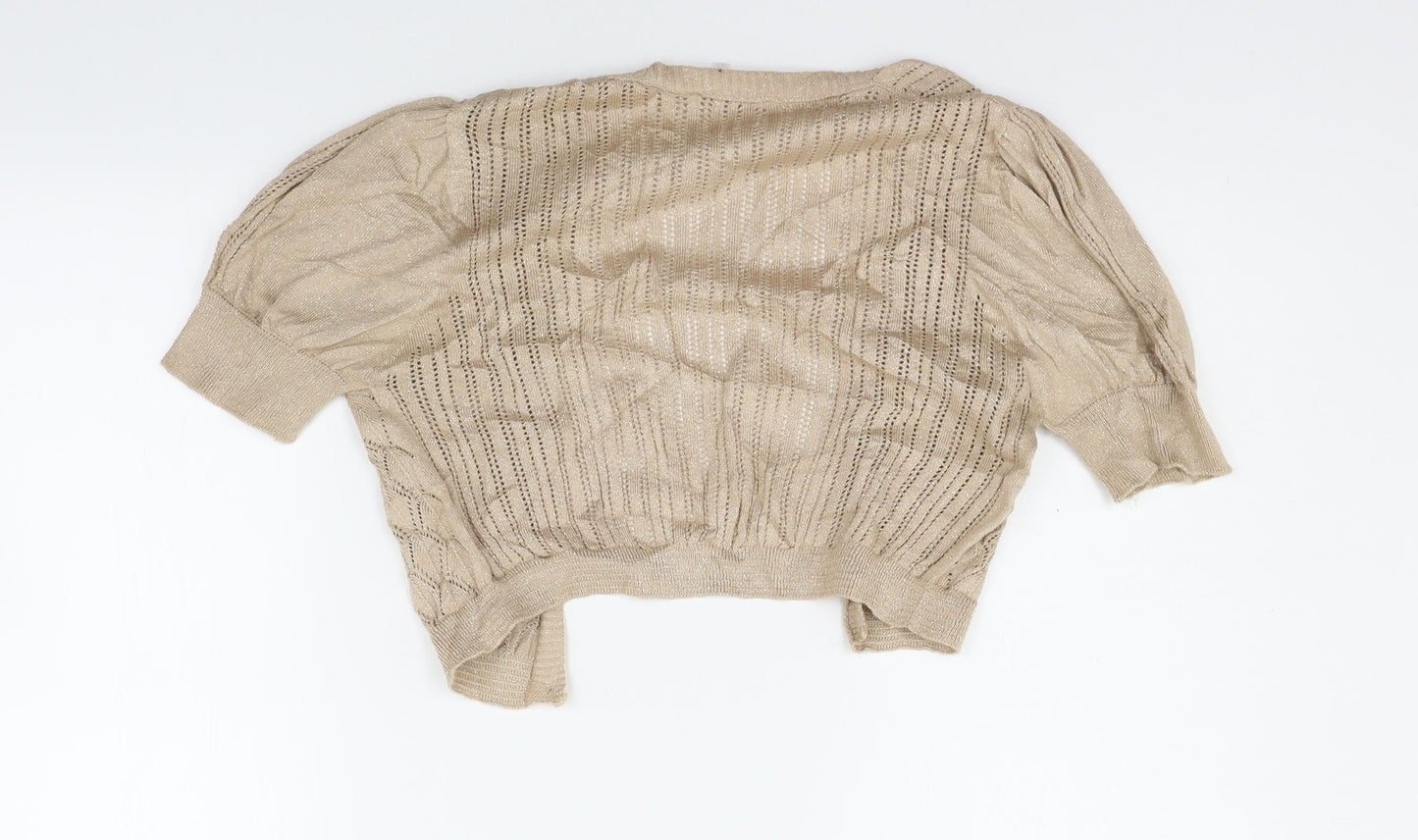 Miss Selfridge Womens Beige   Cape Jumper Size 10