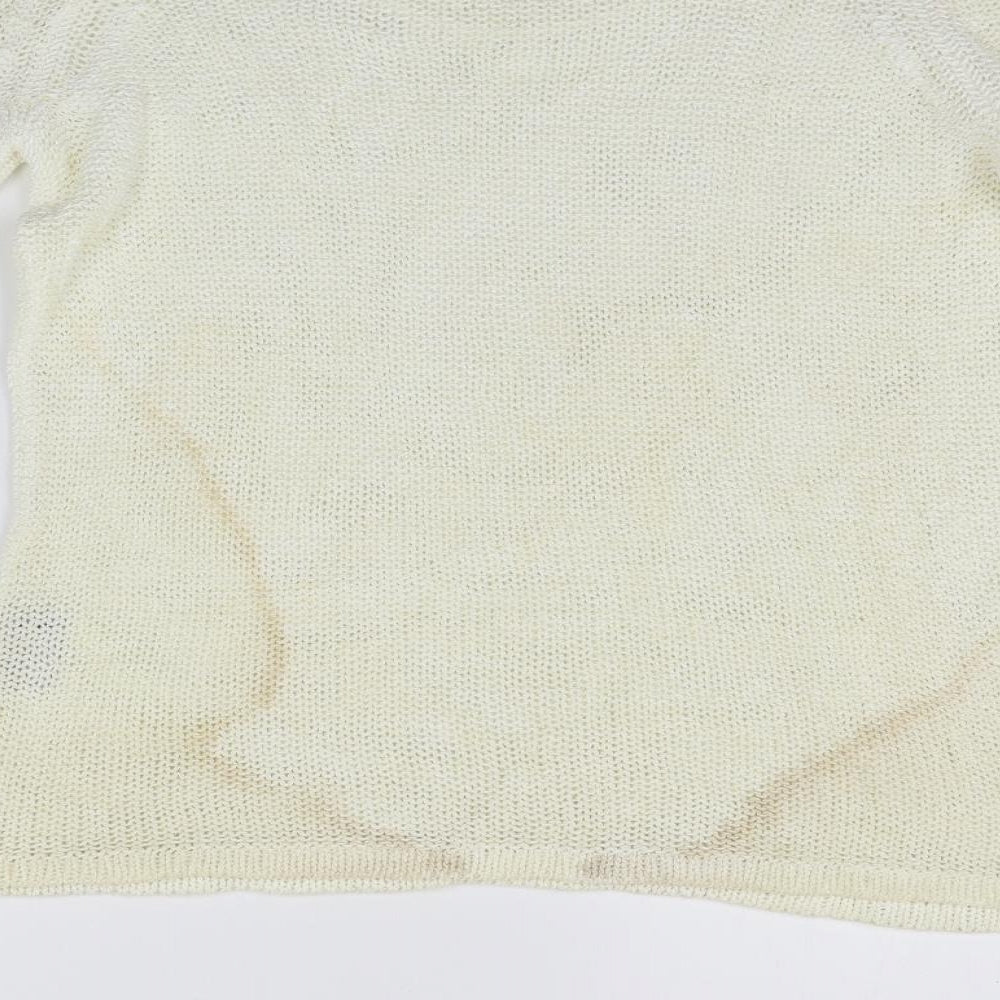 Per Una Womens Beige   Pullover Jumper Size M  - washable marks