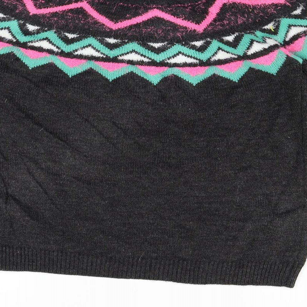 Papaya Womens Grey   Pullover Jumper Size M
