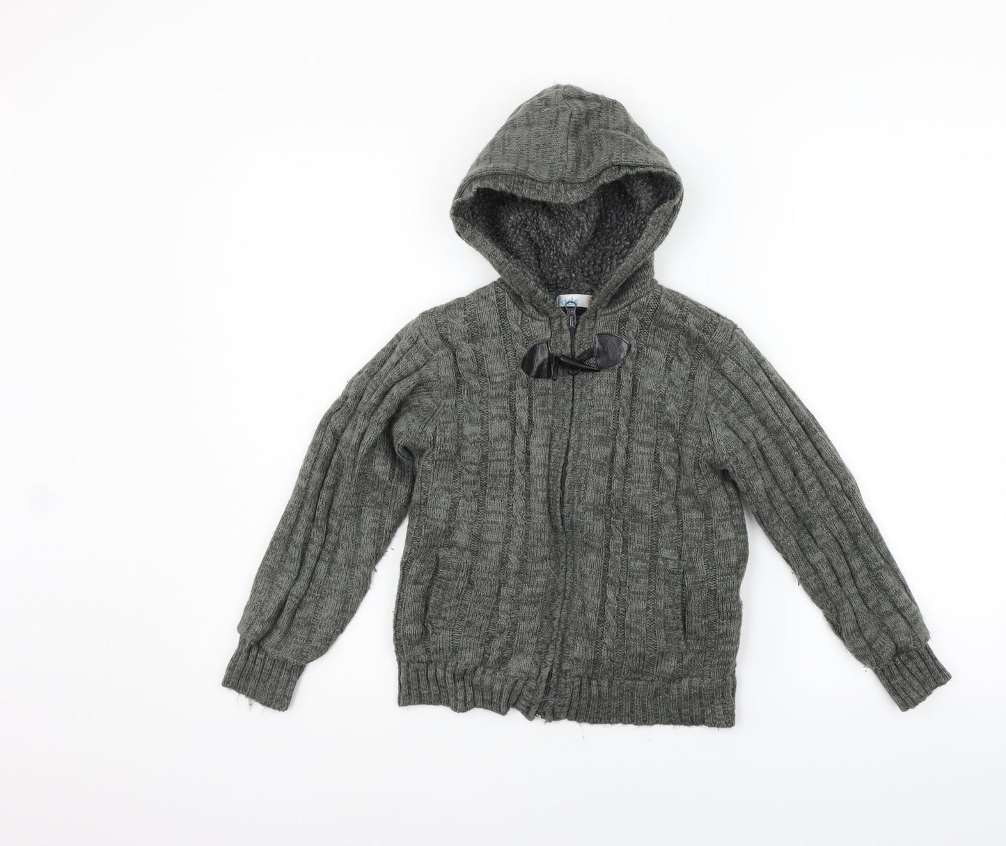 M&Co Girls Grey   Jacket  Size 7-8 Years