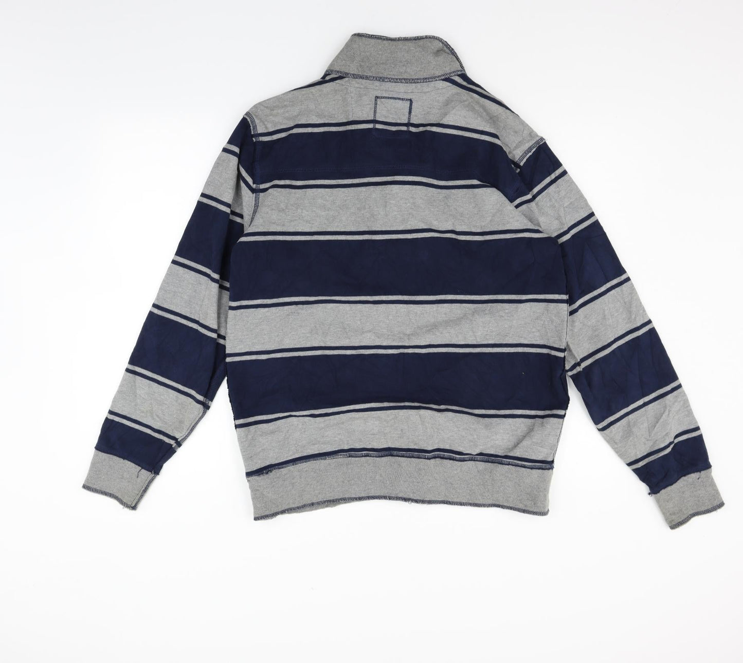 St George Mens Grey Striped  Pullover Jumper Size M