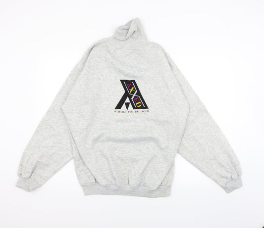 strictly axed Womens Grey   Pullover Jumper Size S  - washable marks