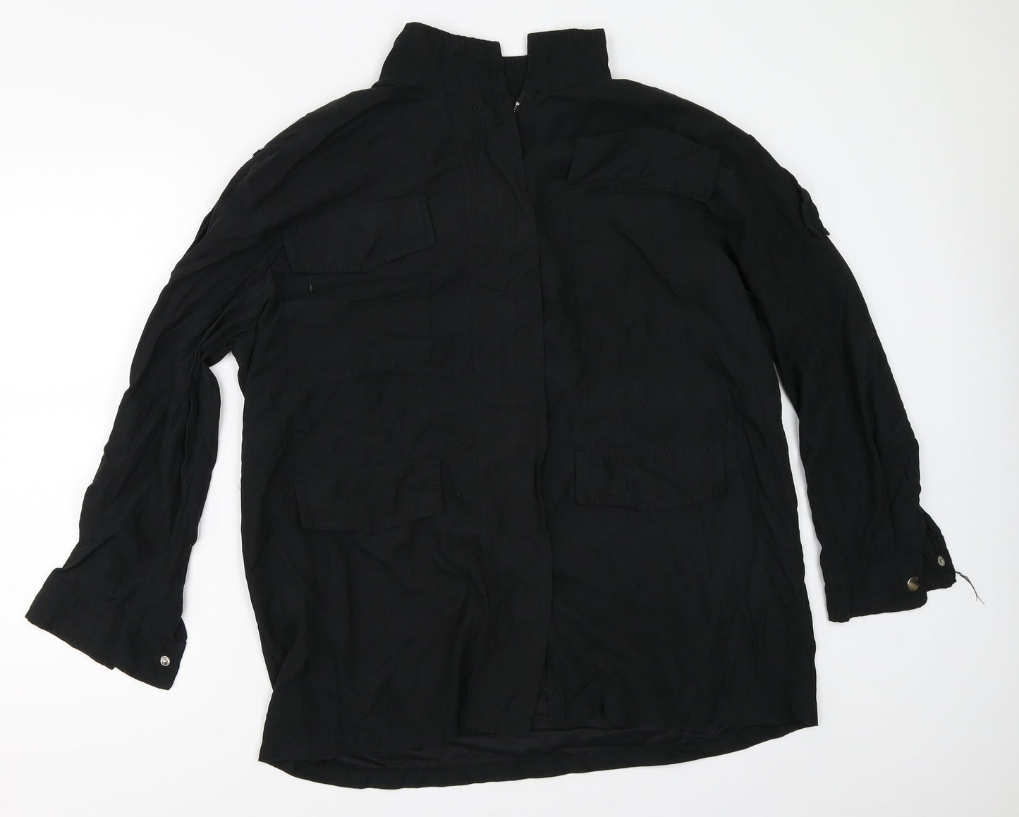 Boohoo Womens Black   Jacket  Size M