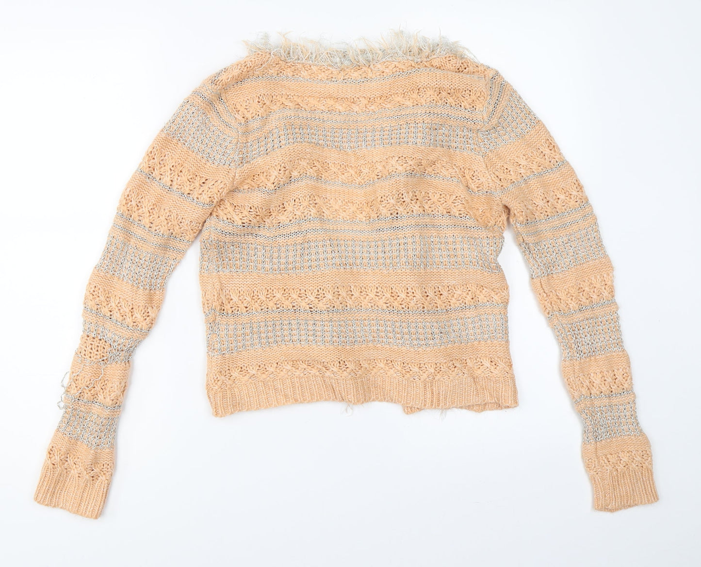 OPUS Womens Orange   Cardigan Jumper Size 8