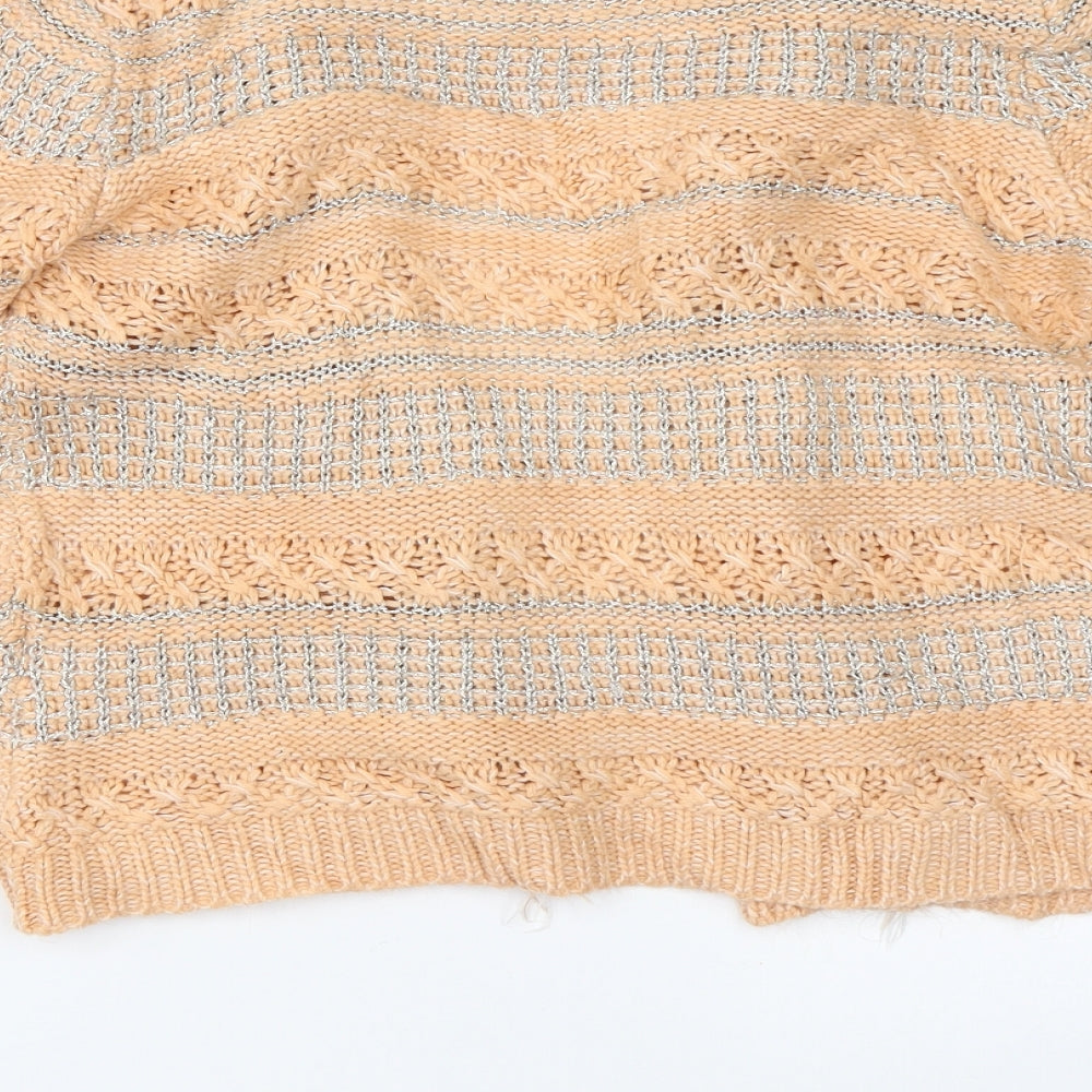 OPUS Womens Orange   Cardigan Jumper Size 8