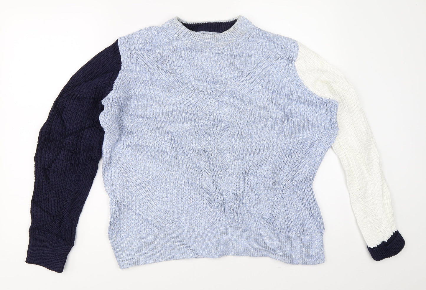 Marks and Spencer Womens Blue   Pullover Jumper Size M