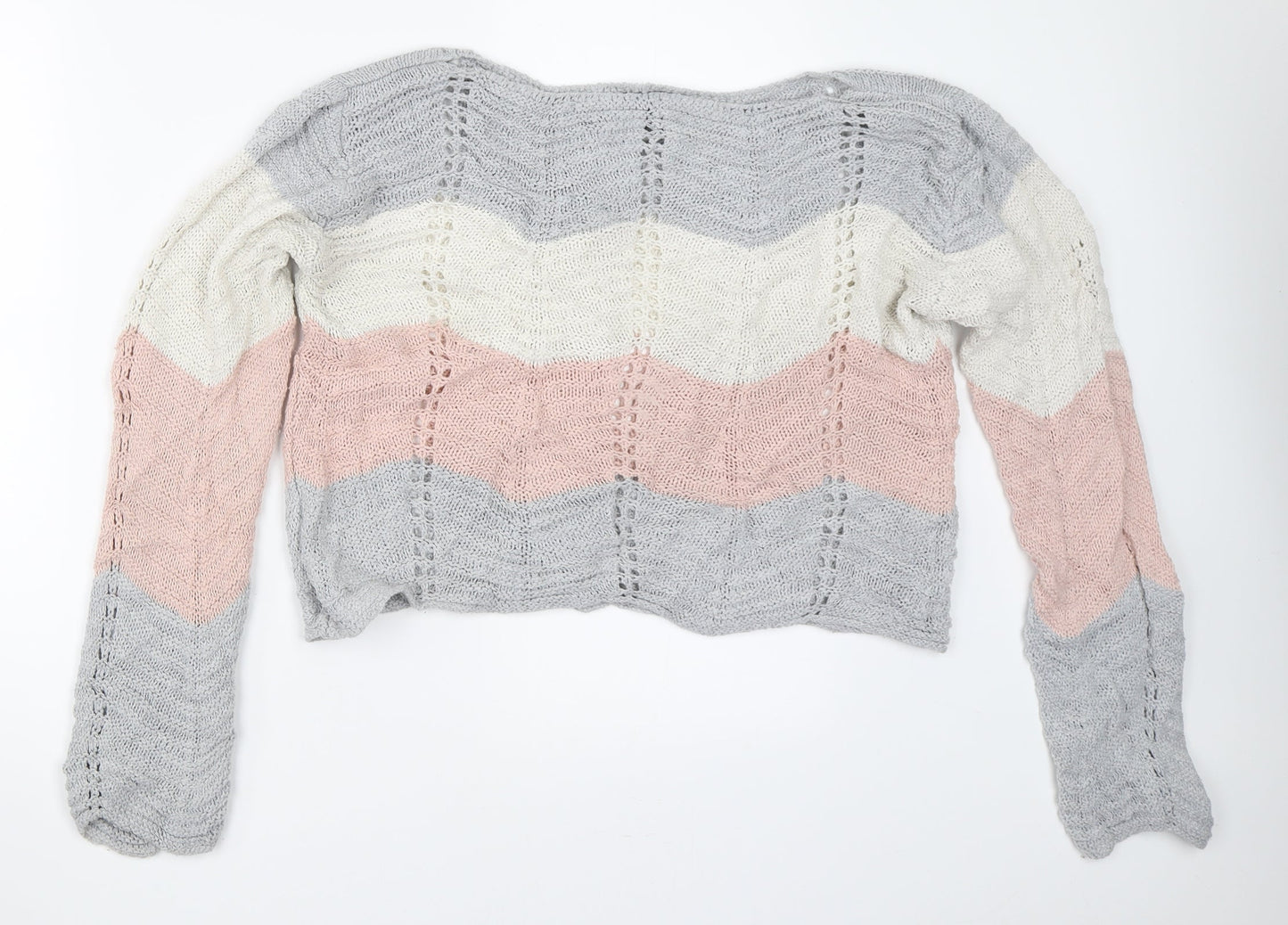 Quiz Womens Grey   Pullover Jumper Size L