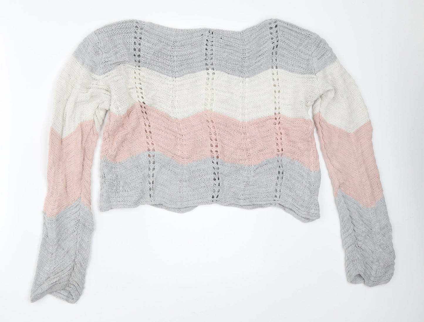 Quiz Womens Grey   Pullover Jumper Size L