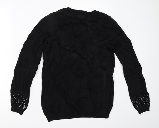 Dorothy Perkins Womens Black   Pullover Jumper Size 10
