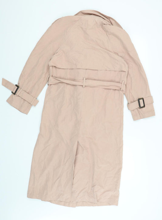 Primark Womens Pink   Overcoat Coat Size 4