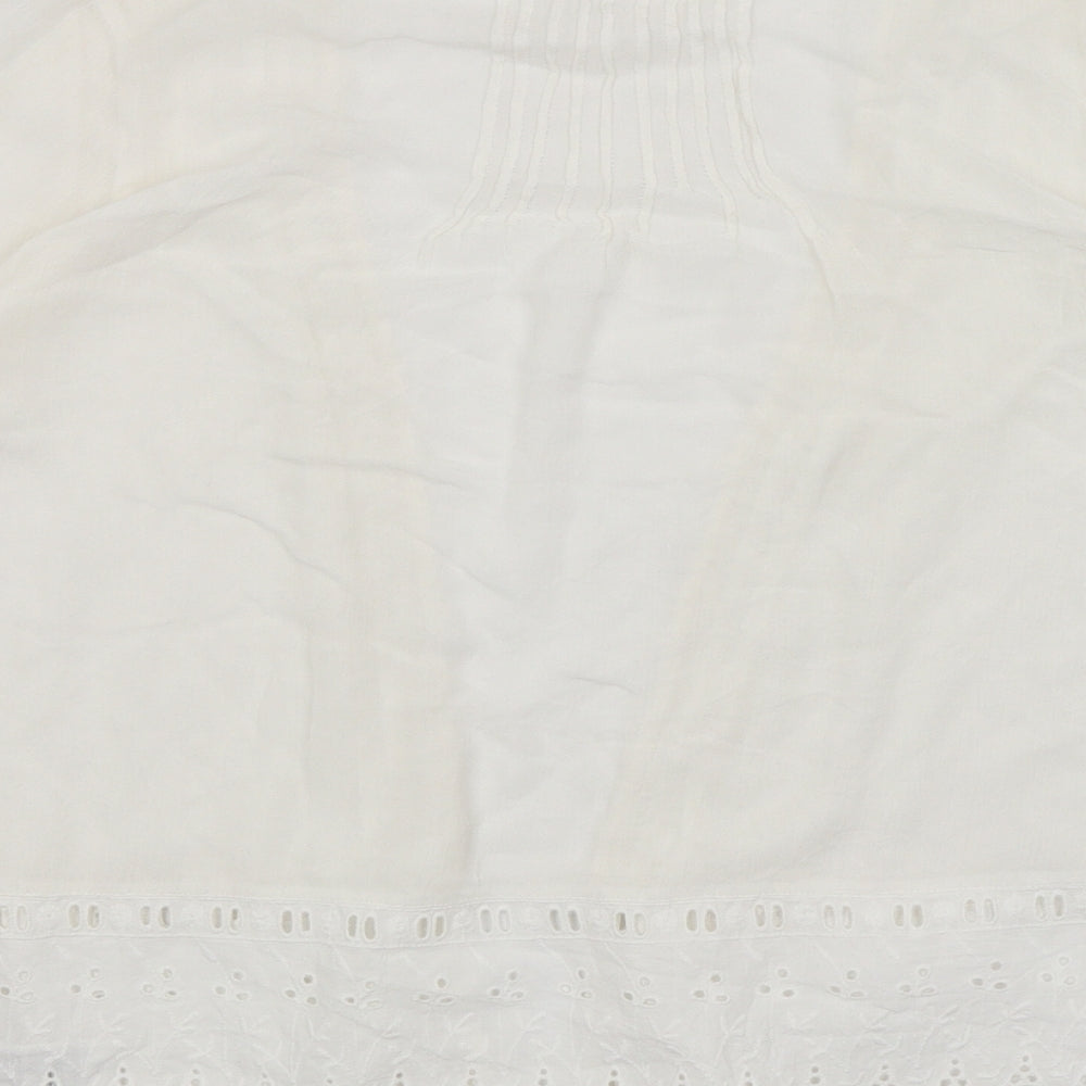 New Look Womens White   Wrap Jumper Size 8