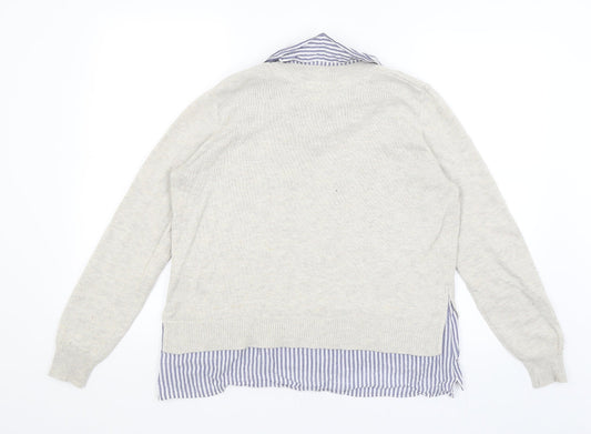 H&M Mens Ivory   Pullover Jumper Size M