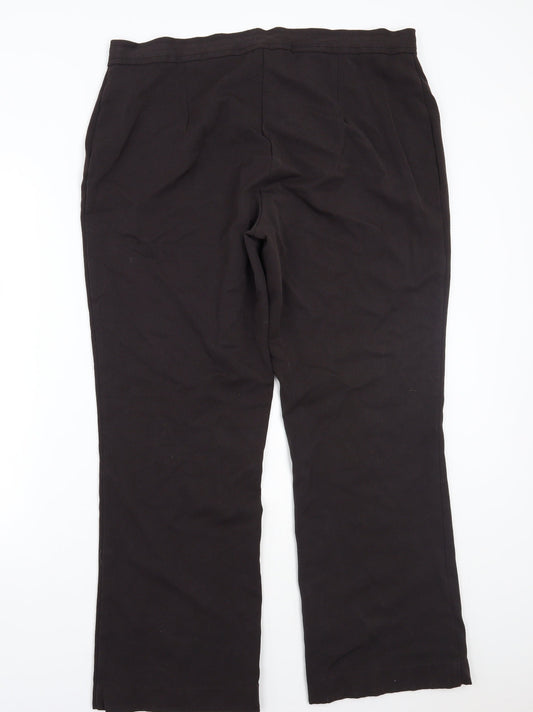 Anna rose Womens Brown   Trousers  Size 18 L30 in