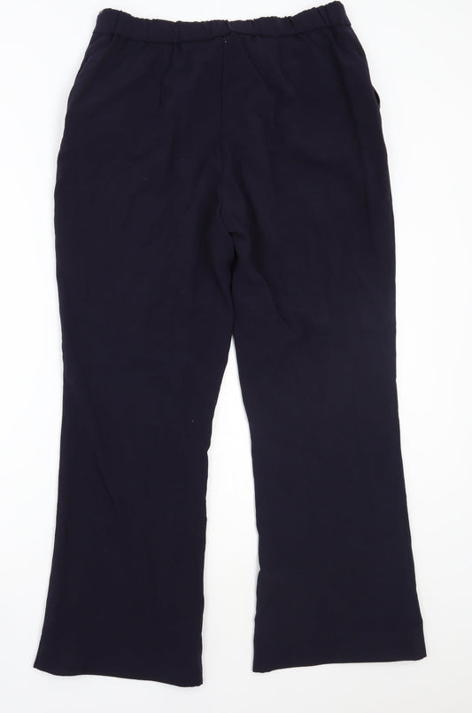 Savoir Womens Blue   Trousers  Size 16 L27 in