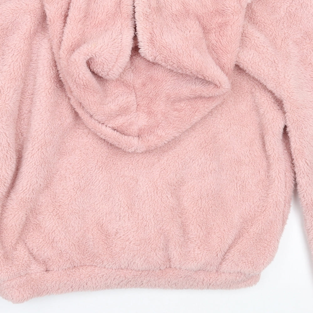 Qiu me Womens Pink   Pullover Hoodie