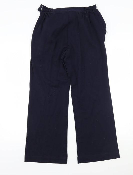 Anne rose Womens Blue   Trousers  Size 10 L26 in