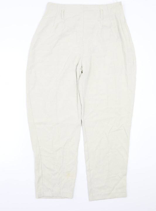 Prima Womens Beige   Trousers  Size 14 L26 in