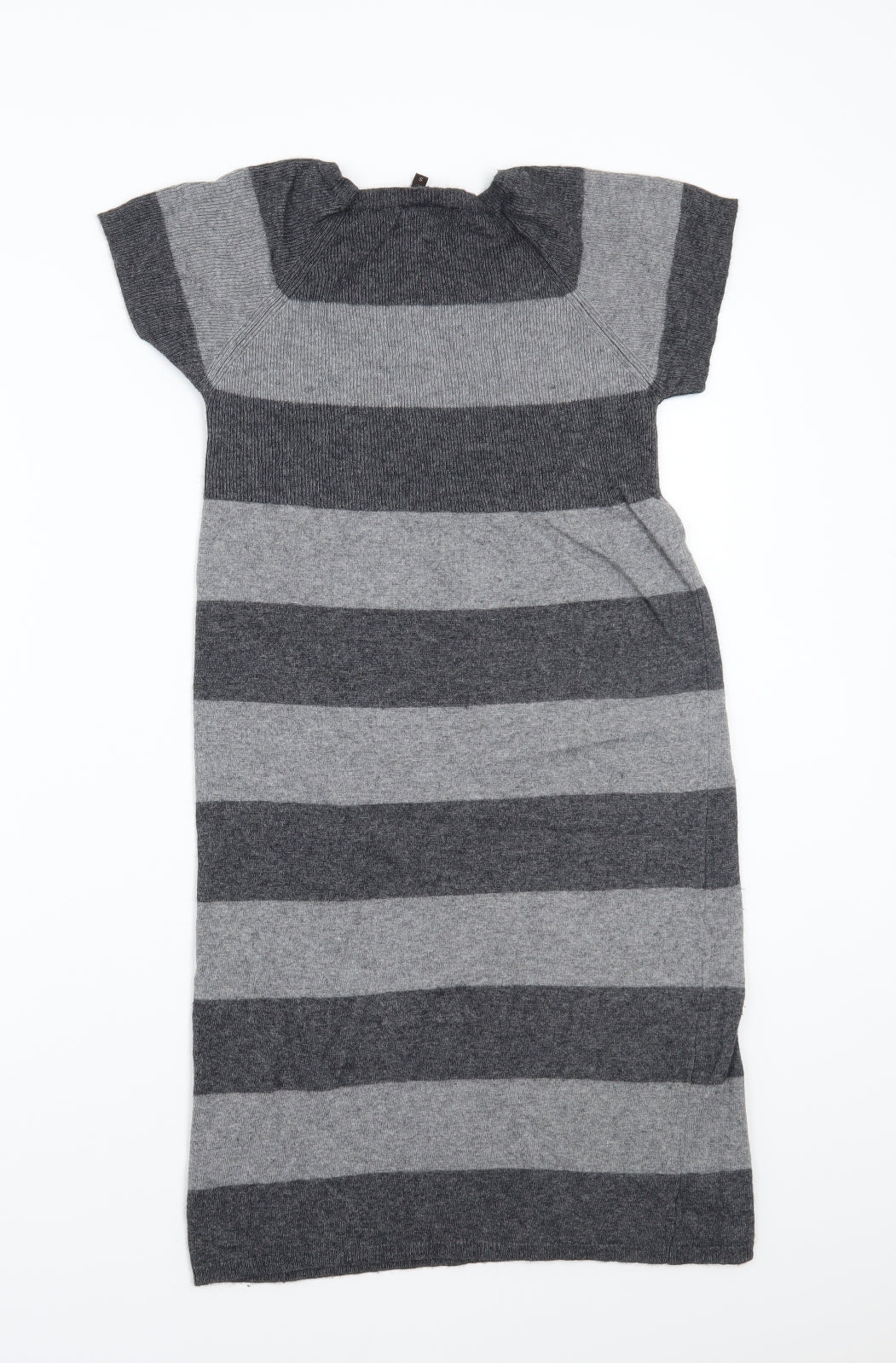 Phase Eight Womens Grey Striped  A-Line  Size S