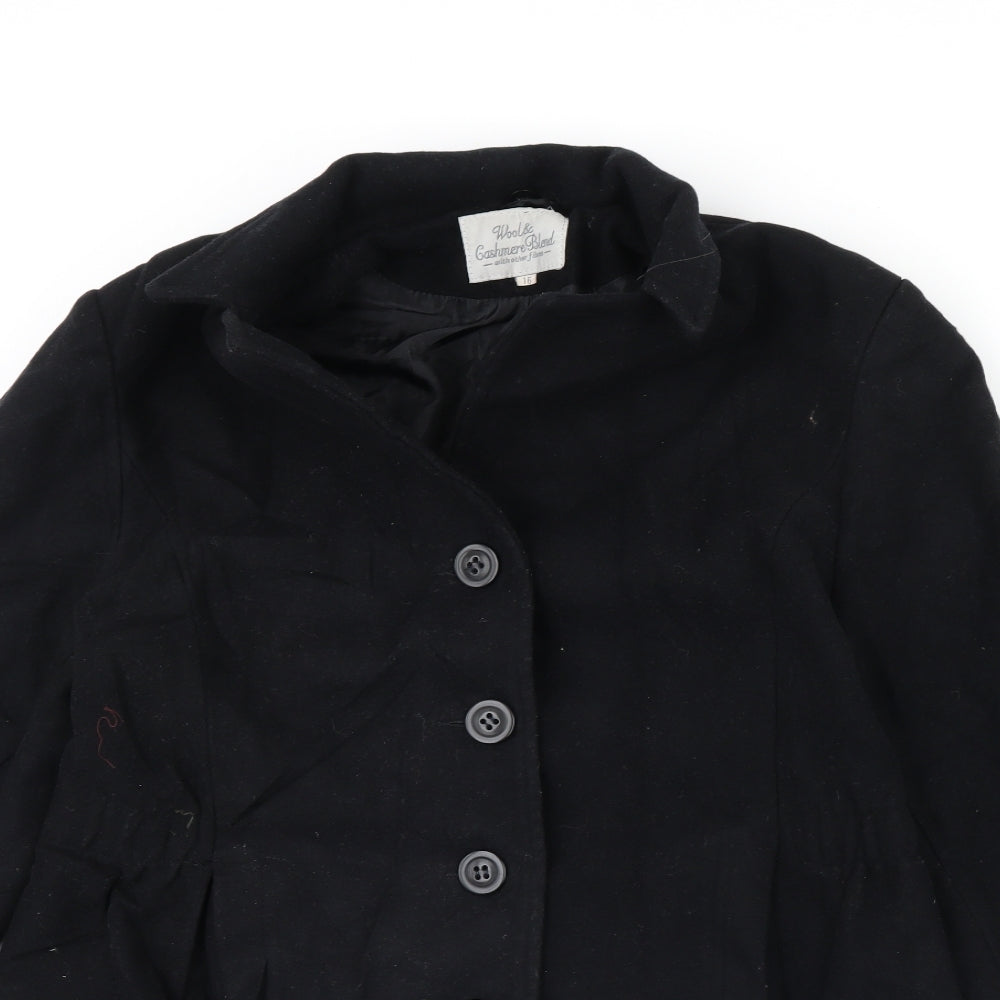 Preworn Womens Blue   Jacket Coat Size 16