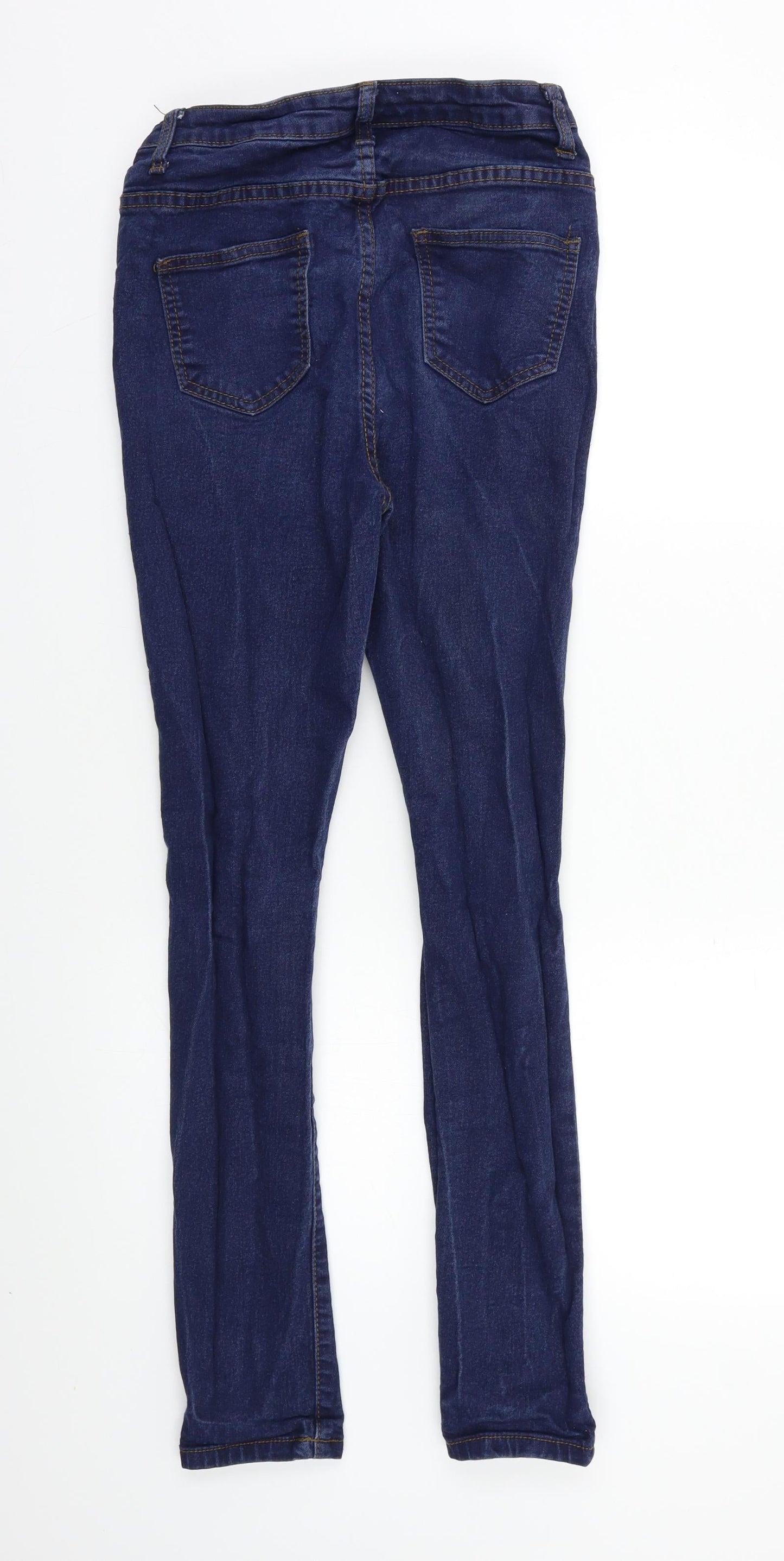 Boohoo Womens Blue   Skinny Jeans Size 8 L30 in