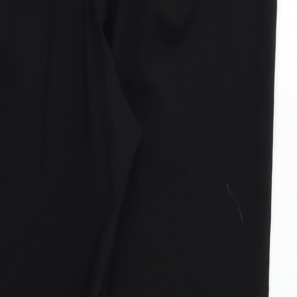 Papaya Womens Black   Dress Pants Trousers Size 14 L26 in