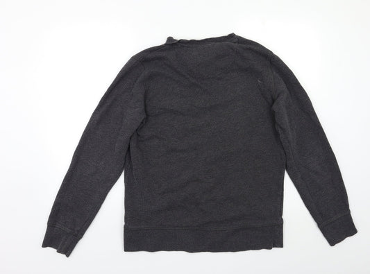 Brave Soul Mens Grey   Pullover Sweatshirt Size L
