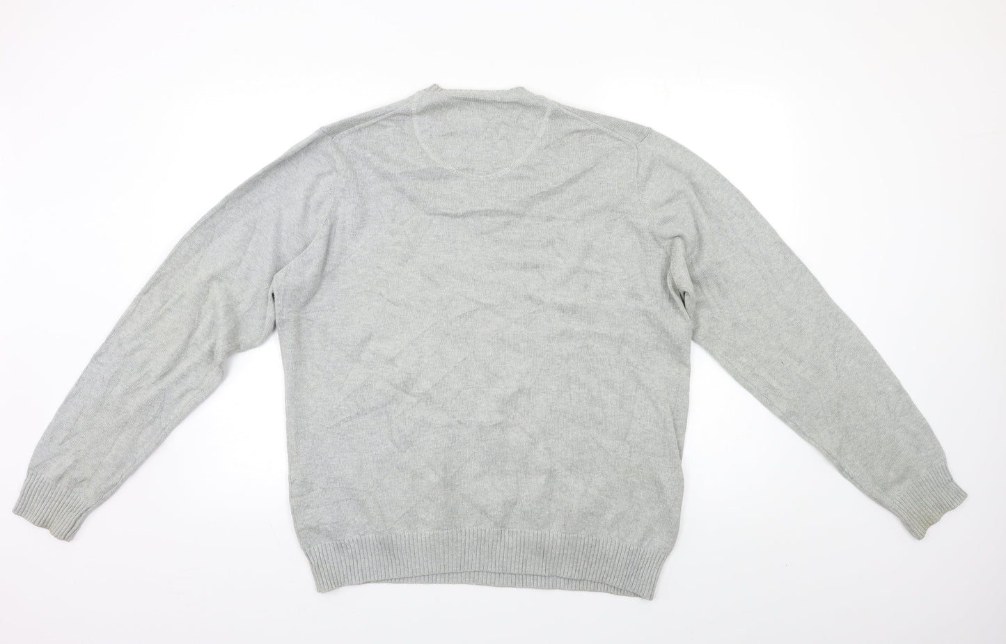 M&S Mens Grey   Pullover Jumper Size L