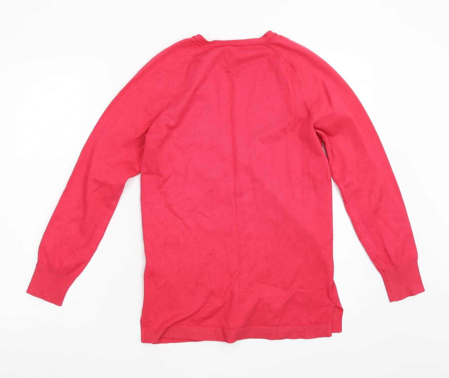 Matalan Womens Pink  Knit Cardigan Jumper Size 10