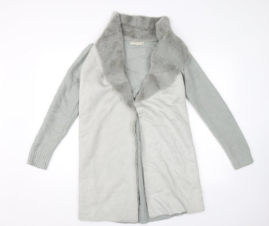 Sensations Womens Grey   Jacket Coatigan Size M
