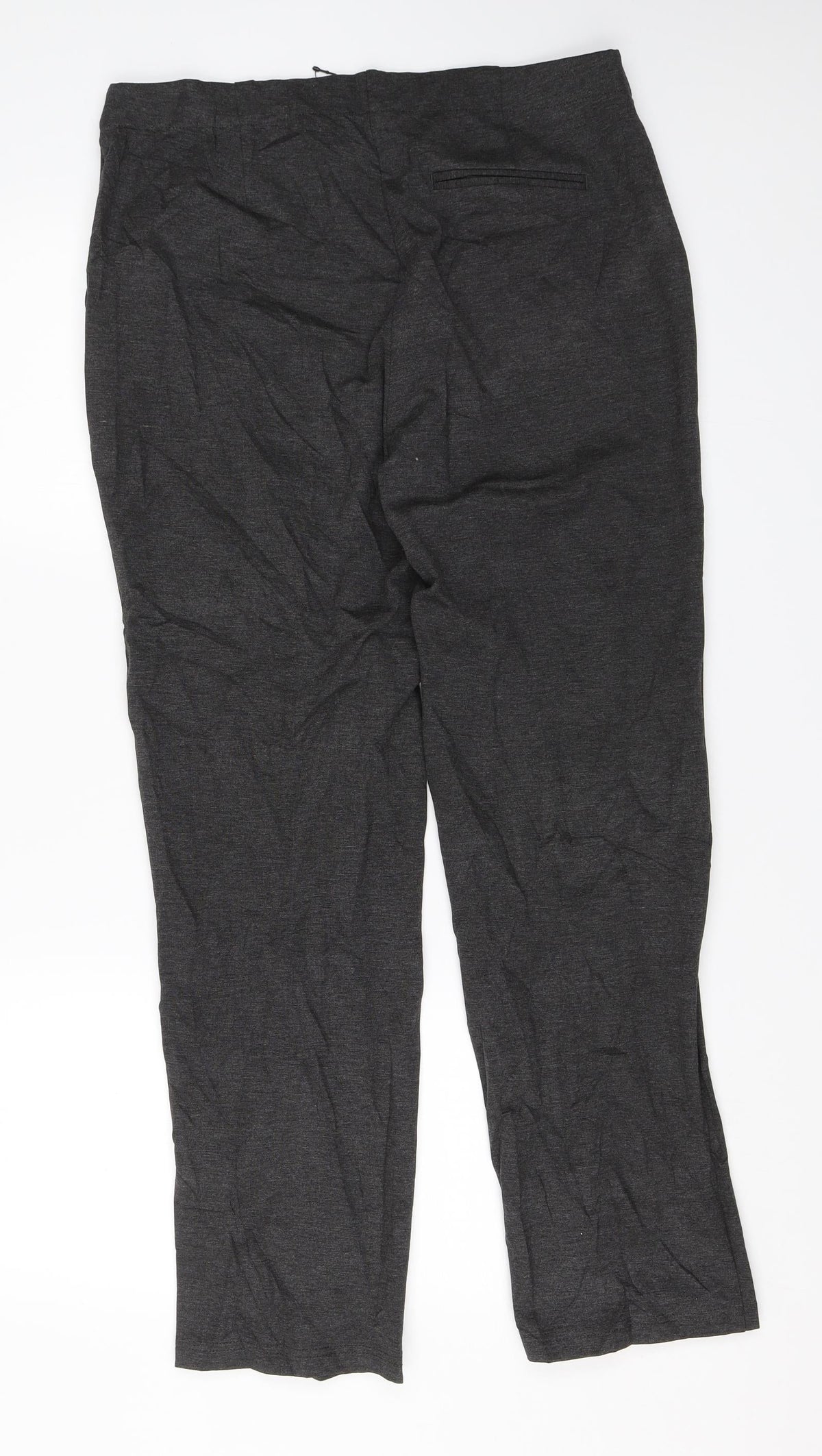 M&S Womens Grey   Trousers  Size 14 L27 in