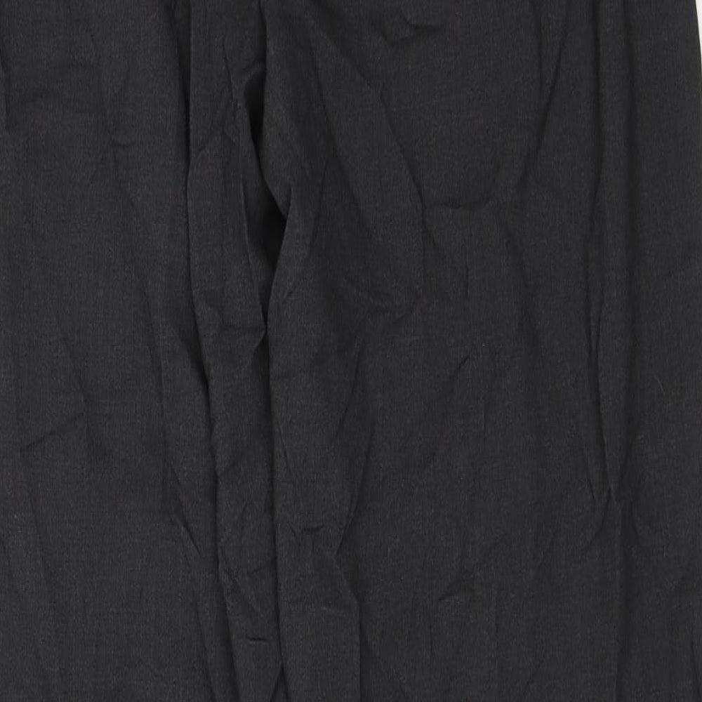 M&S Womens Grey   Dress Pants Trousers Size 12 L26 in