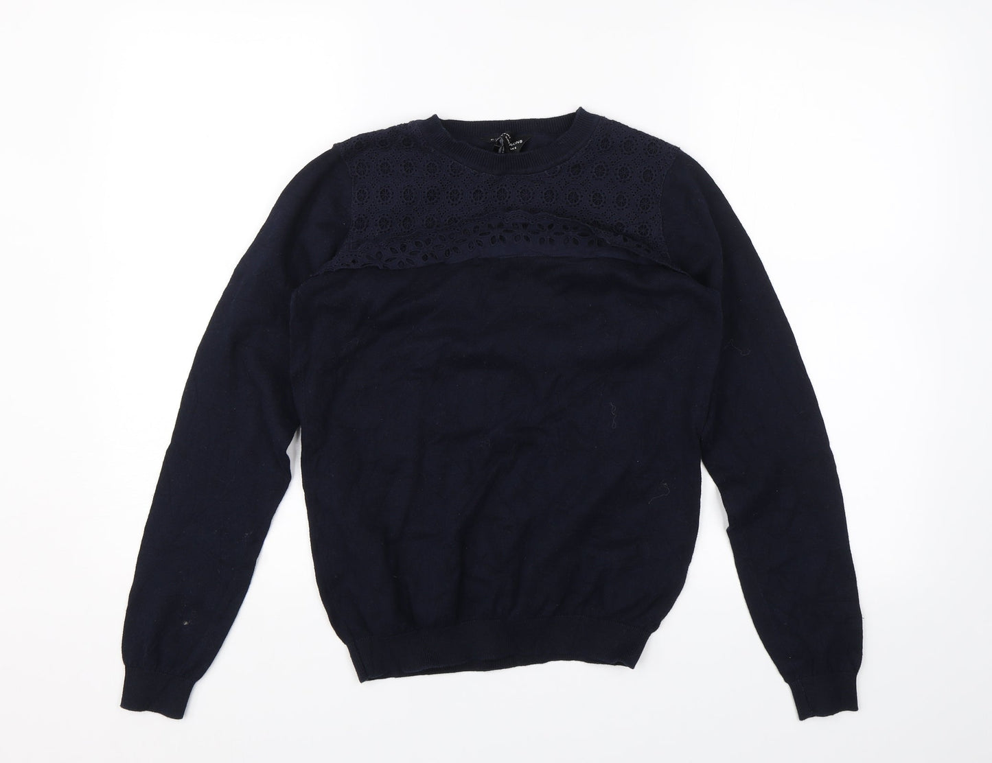 Dorothy Perkins Womens Blue   Pullover Jumper Size 8