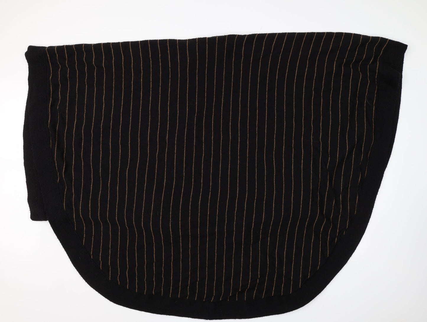 Preworn Womens Brown Striped  Cape Jumper One Size