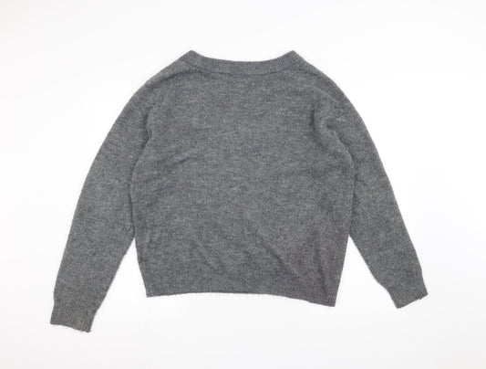 H&M Mens Grey   Pullover Jumper Size S