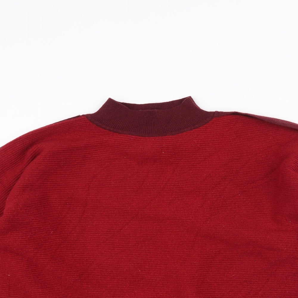Marks and Spencer Womens Red   Pullover Jumper Size 8