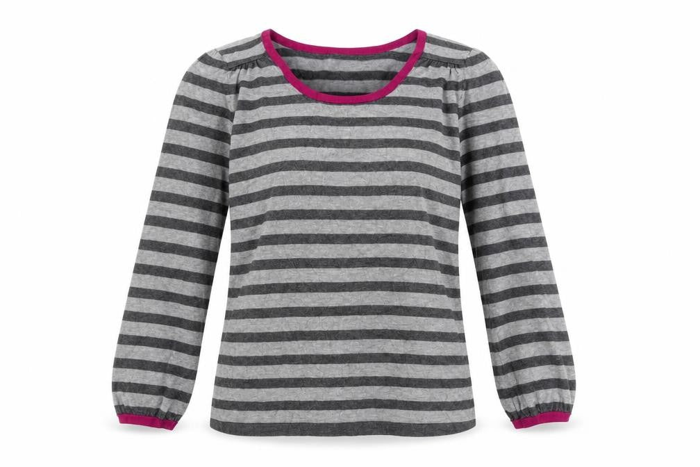 Marks and Spencer Womens Grey Striped  Pullover Jumper Size 12