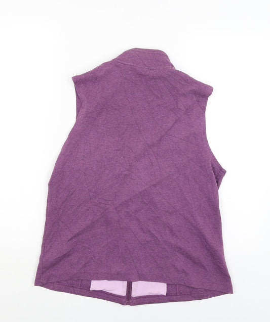 DASH Womens Purple   Full Zip Jumper Size 12