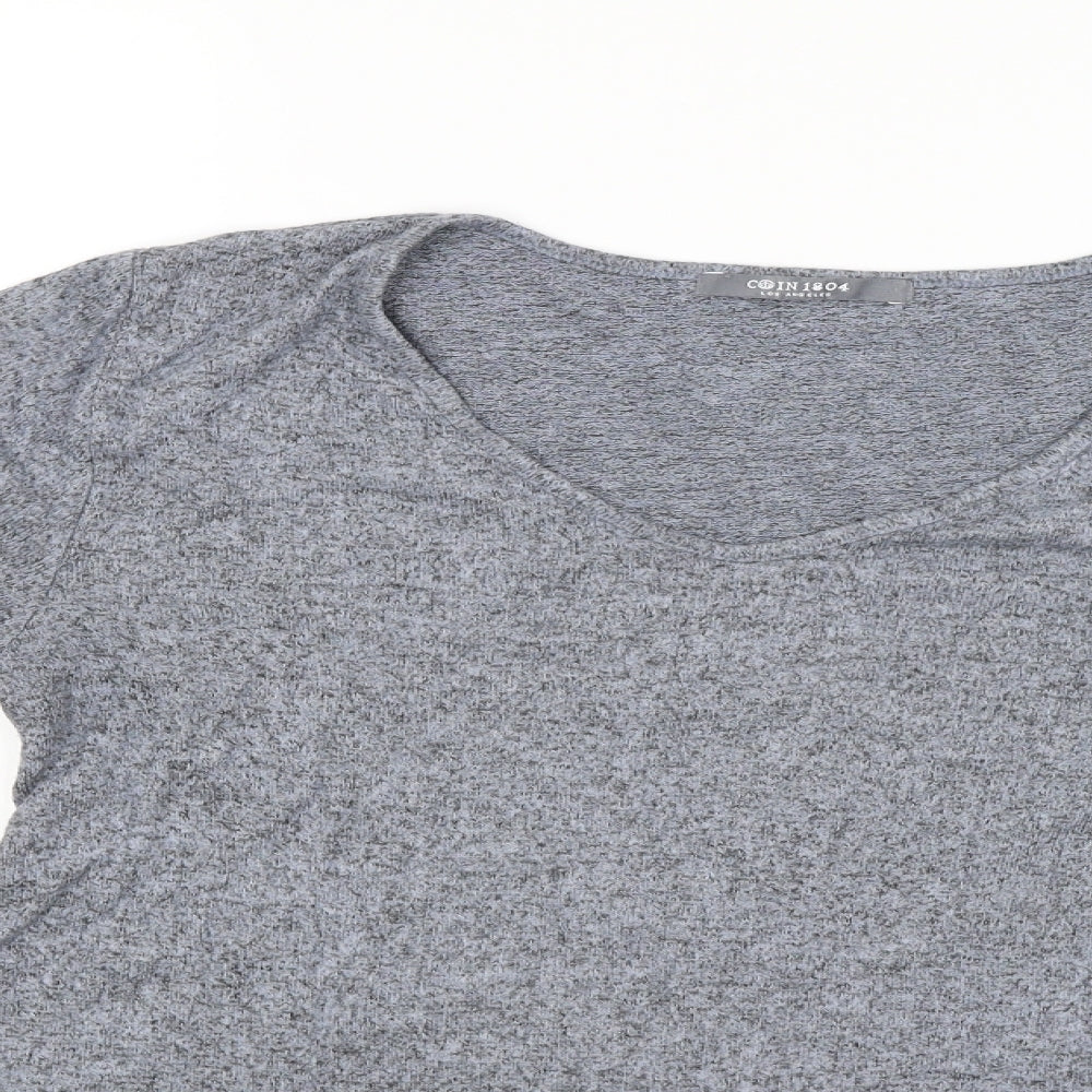 COIN 1804 Womens Grey   Pullover Jumper Size M