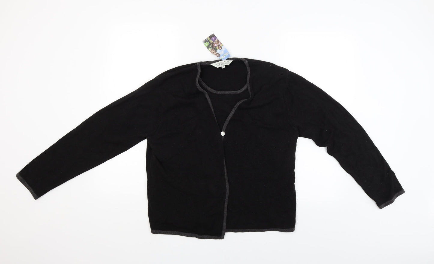 Carolyn Taylor Womens Black   Pullover Jumper Size S