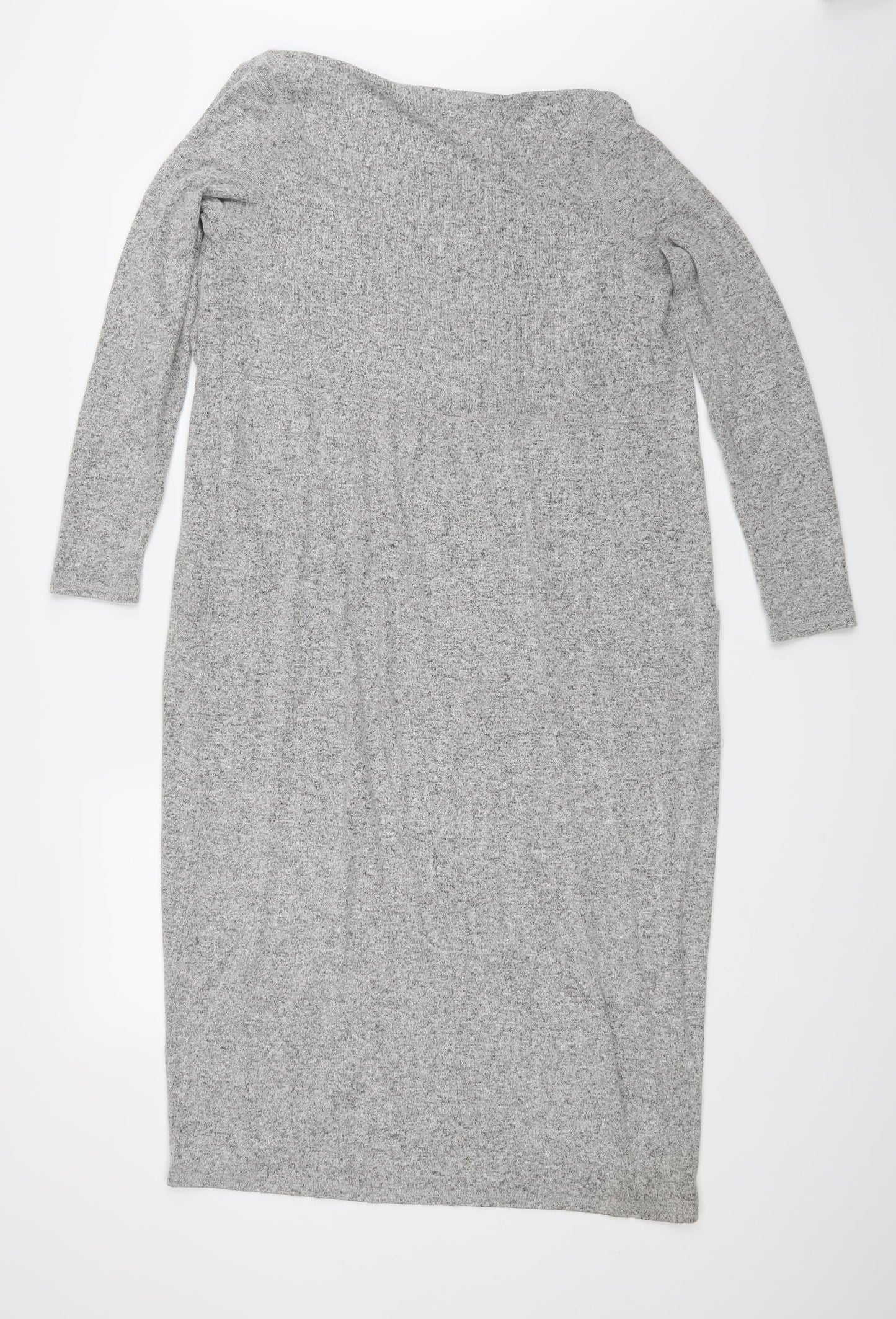 Cream Womens Grey   Wrap Blouse Size S