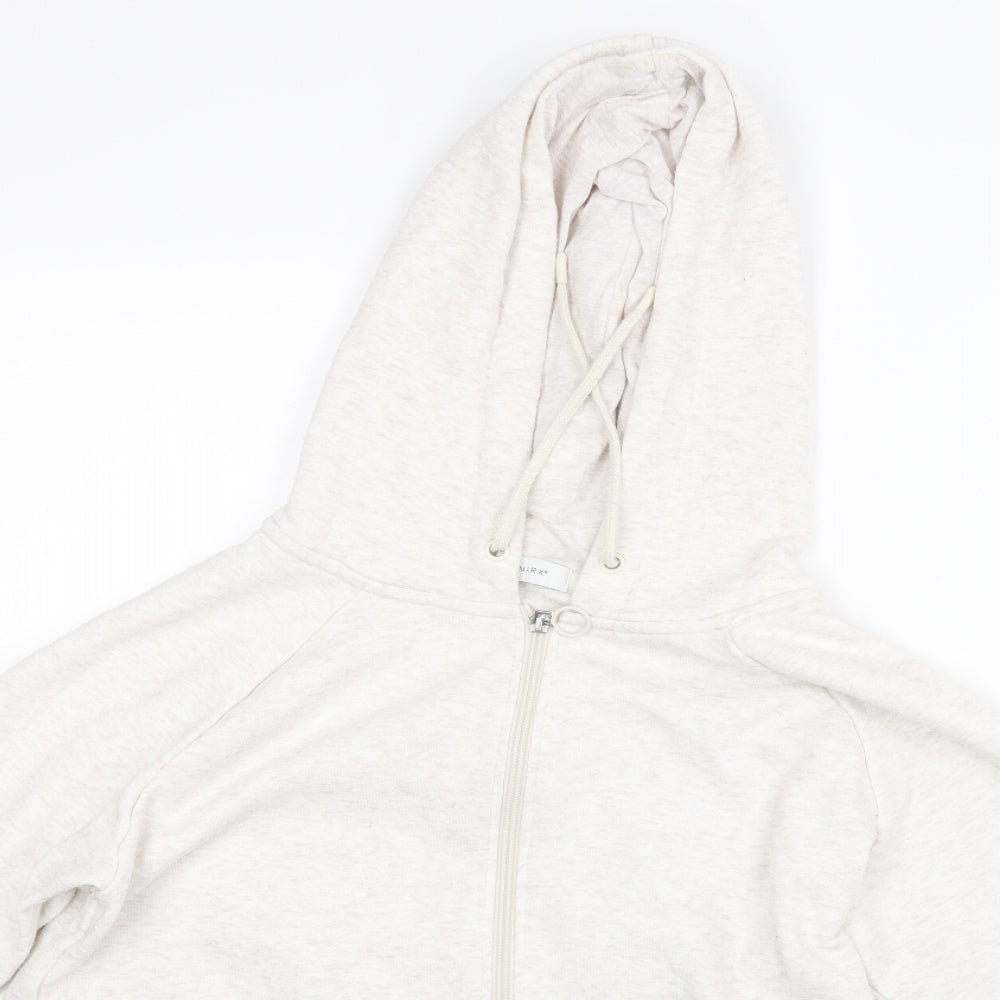 Primasrk Womens Beige   Pullover Hoodie Size 10